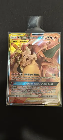 Pokemon GX Charizard and Braixen Card 22/236 Mint Condition - Image 1