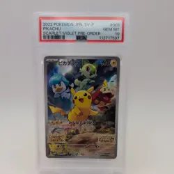 PSA 10 Pikachu 001/SV-P Promo Pre-Order Scarlet & Violet Pokemon Card Japanese - Image 1