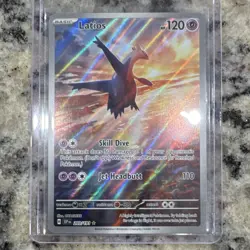 Latios 203/191 Illustration Rare Holo Sv08 Surging Sparks Pokemon Card English - Image 1