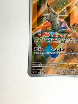 Pokemon Mimikyu 075 SVP Scarlet & Violet Promo Full Art Holo Basic HP 70 Card - Image 3