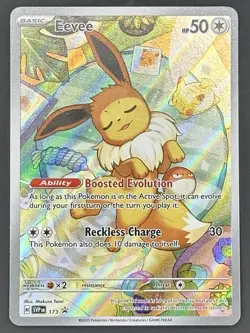 Eevee SVP 173 Full Art Promo Pokemon Card Near Mint Prismatic Evolutions - Image 2