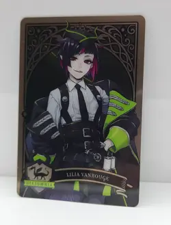 Twisted Wonderland Lilia wafer card foil plastic shiny - Image 1