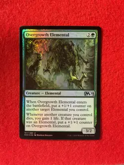 Overgrowth Elemental - Foil - Core Set 2020 - Magic the Gathering - MTG - Image 1