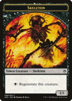 Skeleton Token [Masters 25 Tokens] Lightly Played - Image 1
