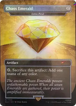 Chaos Emerald - Lotus Petal (7035) [SLD - 7035] - NM [Foil] TCG MTG - Image 1
