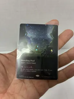 MTG Edge Of Eternities Breeding Pool Borderless (Galaxy Foil) - Image 3
