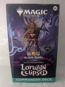 Magic: The Gathering - Lorwyn Eclipsed - Blight Curse - Commander Deck - SEALED - Image 1