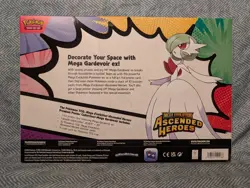 Pokemon Ascended Heroes Premium Poster Collection Mega Gardevoir - New & Sealed - Image 2