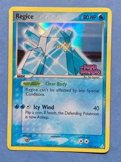 Pokemon Stamped Holo Regice- EX Holon Phantoms- 27/110- NM - Image 1