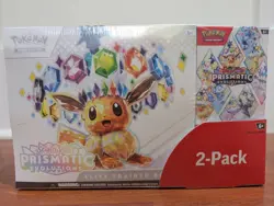 Pokemon Prismatic Evolutions Elite Trainer Box & Booster Bundle - Costco 2 Pack - Image 1