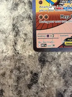 Mega Lucario Ex Mega Attack Rare Promo Pokemon Ascended Heroes Poster Collection - Image 3