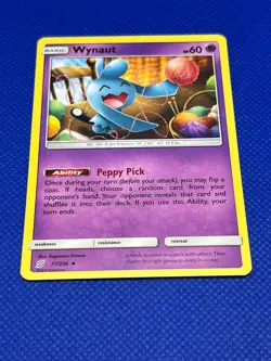 Pokemon Tcg Wynaut 77/236 Unified Minds Non Holo - Image 2