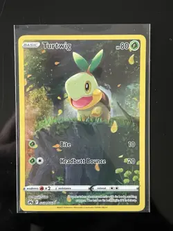 Pokemon Turtwig Crown Zenith Galarian Gallery Ultra Rare Holo 80 HP GG31 English - Image 1