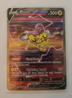 Raikou V GG41/GG70 Crown Zenith: Galarian Gallery Holo Ultra Rare Pokemon TCG 💎 - Image 1