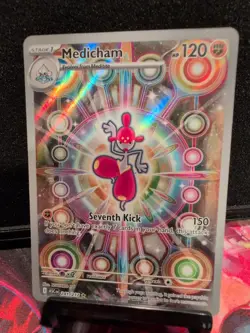 TCG Pokemon Medicham Ascended Heroes 241/217 Alternate Art Pack Fresh NM - Image 2