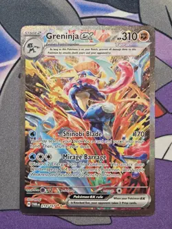 Greninja ex 214/167 Pokemon Special Illustration Rare Twilight Masquerade MINT - Image 2