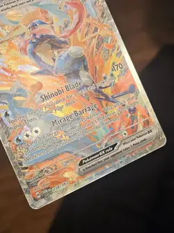 Greninja ex 214/167 Pokemon Special Illustration Rare Twilight Masquerade MINT - Image 5