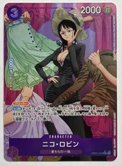 One Piece TCG - Nico Robin EB02-036 Rare Alternate Art Japanese NEAR MINT 2025 - Image 1