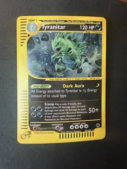 Tyranitar - 29/165 - Pokemon Expedition Holo Rare Card LP+ NM-- - Image 1