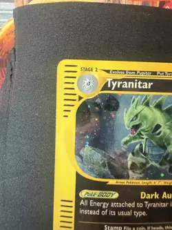 Tyranitar - 29/165 - Pokemon Expedition Holo Rare Card LP+ NM-- - Image 4