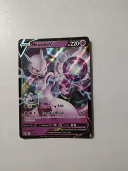 Pokemon Go Mewtwo VSTAR Holo Ultra Rare Card #030/078 - Image 1
