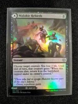 MTG Malakir Rebirth Malakir Mire Foil 0111 Zendikar Rising NM - Image 1