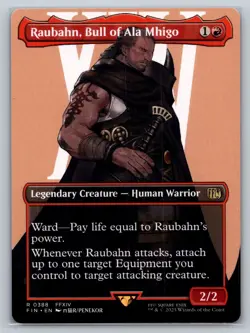 Raubahn, Bull of Ala Mhigo (Borderless) Final Fantasy Regular - Image 1