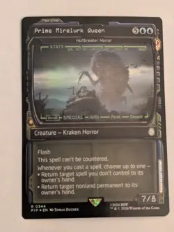 Magic The Gathering MTG Prime Mirelurk Queen Hullbreaker Horror FOIL Fallout - Image 1