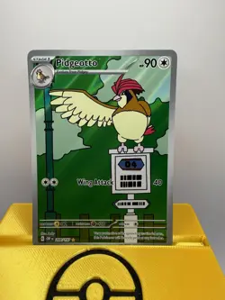 Pokemon Pidgeotto TCG SV03 Obsidian Flames Holo Illustration Rare Card 208/197 - Image 1