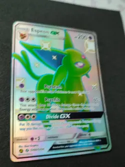 Pokemon TCG - Espeon GX (SV60/SV94) - NM - Shiny - Full Art Rare - Hidden Fates - Image 2