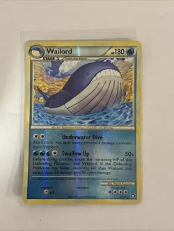 Wailord 31/102 Reverse Holo Rare Pokemon Triumphant - Pokemon TCG - Image 1