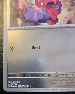 Tinkatink 096/132 Reverse Holo Common Mega Evolution Pokemon TCG - Image 4