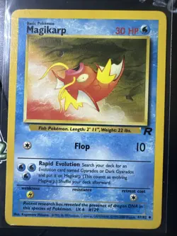 Magikarp 47/82, Team Rocket Set, Pokemon TCG, WOTC, Vintage 2000, Uncommon, NM - Image 1