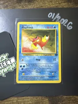 Magikarp 47/82, Team Rocket Set, Pokemon TCG, WOTC, Vintage 2000, Uncommon, NM - Image 3