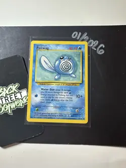 Poliwag 59/102, 1999 Base Set, Pokemon TCG, WotC, Vintage, Common, LP - Image 3