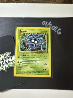 Tangela 66/102, 1999 Base Set, Pokemon TCG, WotC, Vintage, Common, NM - Image 3