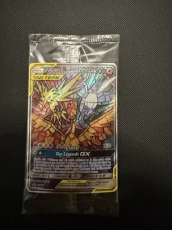 Pokemon TCG Moltres Zapdos Articuno GX SM210 Hidden Fate Promo NM-Mint Condition - Image 1