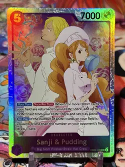 SANJI & PUDDING - One Piece EB02-035 - SR Super Rare - Extra Booster: Anime 25th - Image 3