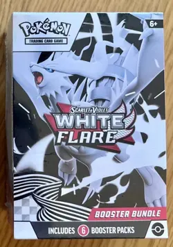 Pokemon White Flare Booster Bundle (6 Packs) Sealed, Scarlet & Violet TCG - Image 1