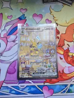 Alakazam Ex 201/165 SIR English 151 Pokemon TCG NM - Image 1