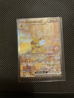 Alakazam EX 201/165 Sir Scarlet Violet 151 Pokemon TCG Card NM - Image 1