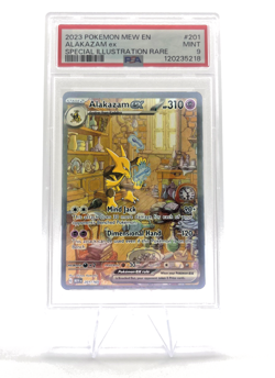 Alakazam EX 201/165 151 English SIR PSA 9 2023 Pokemon TCG - Image 1