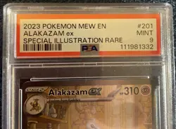 Alakazam EX 201/165 151 English SIR PSA 9 2023 Pokemon TCG - Image 3