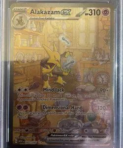Alakazam EX 201/165 151 English SIR PSA 9 2023 Pokemon TCG - Image 5