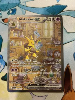Pokemon Alakazam EX TCG 201/165 Sir Scarlet Violet 151 Card Near Mint Condition - Image 1