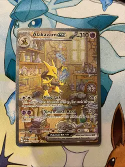 Pokemon Alakazam EX TCG 201/165 Sir Scarlet Violet 151 Card Near Mint Condition - Image 5