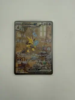 Pokemon TCG Alakazam EX Scarlet & Violet-151 201/165 Holo SIR - Image 1