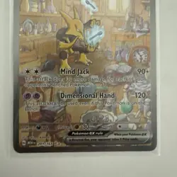 Pokemon TCG Alakazam EX Scarlet & Violet-151 201/165 Holo SIR - Image 4
