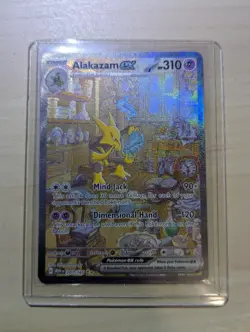 Pokemon Alakazam EX TCG Card 201/165 Scarlet & Violet 151 SIR NM+ Condition - Image 1