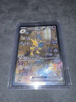 Alakazam EX 201/165 SIR Pokemon TCG Scarlet & Violet 151 English - Image 1